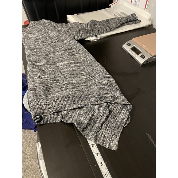 Logo Lori Goldstein Womens Sweater Size XL Gray Cashmere Blend Minimalist Modern - Picture 6 of 7